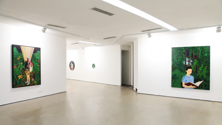 2011年陈飞今日美术馆个展“陌生人”现场图
2011年陈飞今日美术馆个展“陌生人”现场图