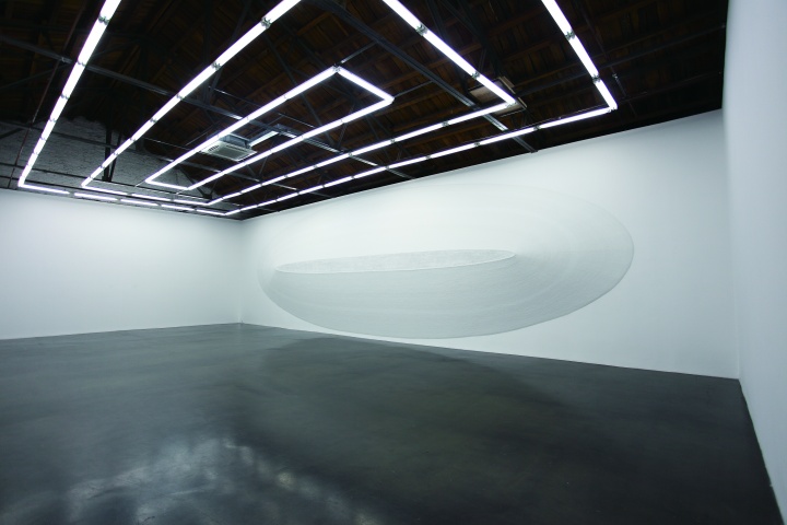 2011年王光乐在北京公社的个展现场
