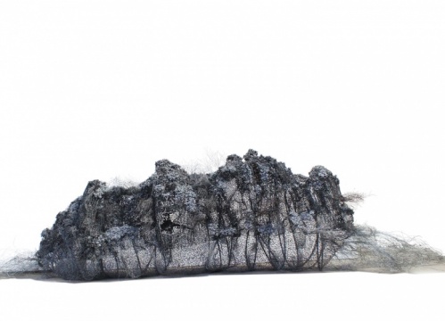 黄镇,《山水2013》,1000×190×180cm
黄镇,《山水2013》,1000×190×180cm