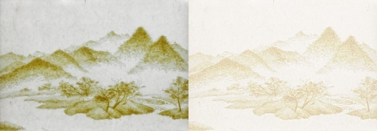 张秋实,《一纸云山-米式云山10》,149x105cm,2012
张秋实,《一纸云山-米式云山10》,149x105cm,2012