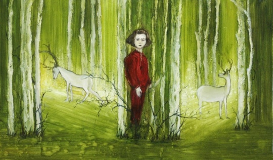 刘玉洁《独唱者》布面油画 100X60cm 2012
刘玉洁《独唱者》布面油画 100X60cm 2012