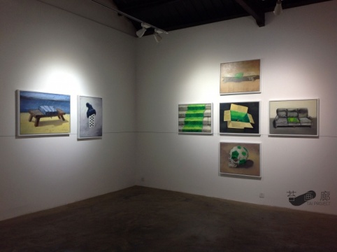 李荣强展览现场
李荣强展览现场