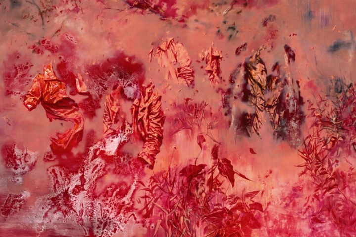 《迷途III》,200x300cm,布面丙烯、油彩,2013年
《迷途III》,200x300cm,布面丙烯、油彩,2013年