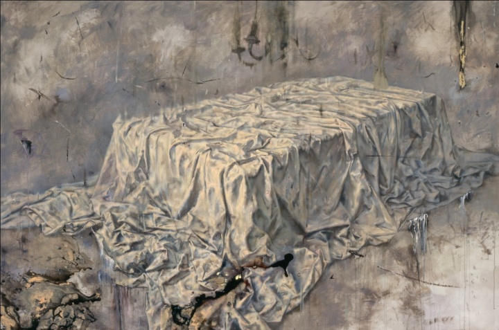 《时间的容量》，200x300cm，布面丙烯、油彩，2013年 
