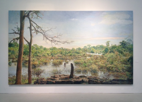 陆亮，《吴哥的沼泽》，布面油画，2010—2014