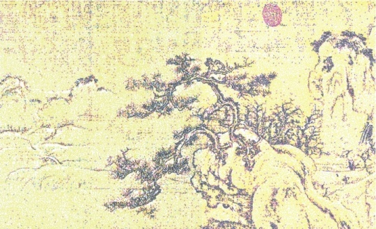 杨冕 CMYK-渔村小雪图(局部) 布面油画 2011
杨冕 CMYK-渔村小雪图(局部) 布面油画 2011