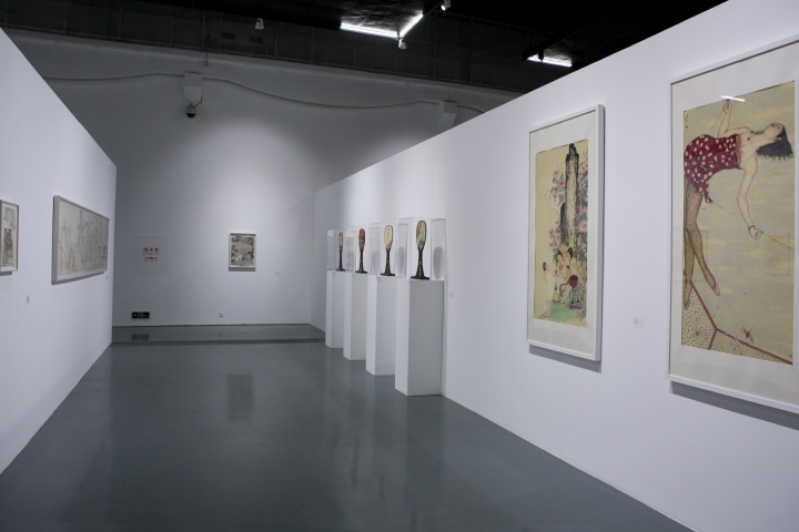 “幻象——中国当代水墨联展”现场
“幻象——中国当代水墨联展”现场