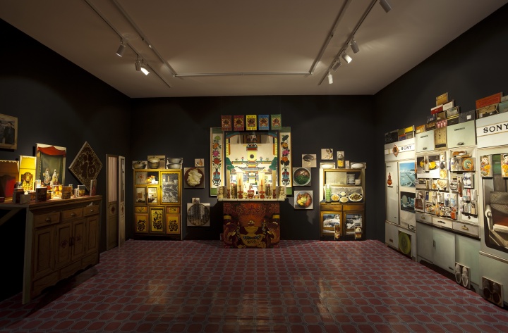 董媛个展“万物生:姥姥家与博斯的乐园”展览现场
董媛个展“万物生:姥姥家与博斯的乐园”展览现场