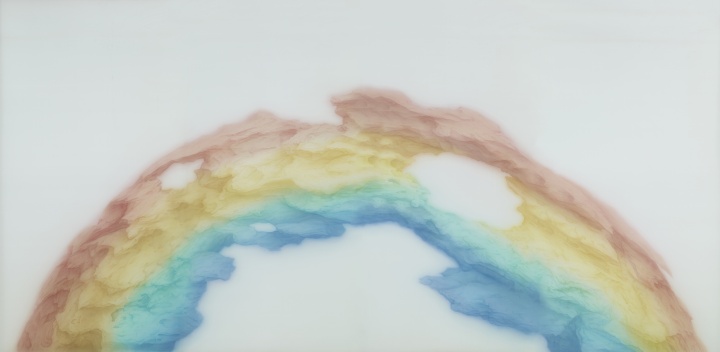 在作品《霓石》中,徐累完成了对作品物质形制的扩展尝试。 在作品《霓石》中,徐累完成了对作品物质形制的扩展尝试。