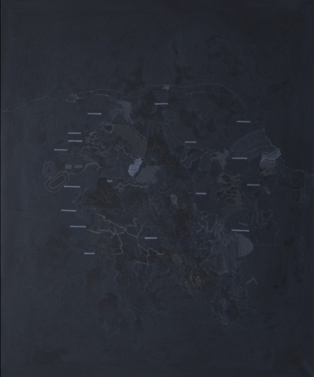 黑是长方形,152X126.5cm,布面丙烯,2013
