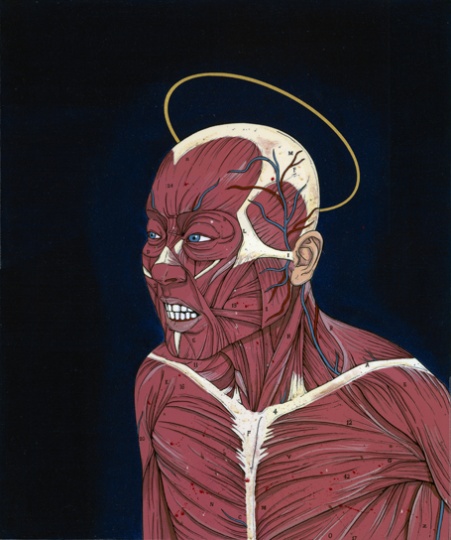 圣 小李, 亚麻布、丙烯,60cm x 50cm,2013
圣 小李, 亚麻布、丙烯,60cm x 50cm,2013