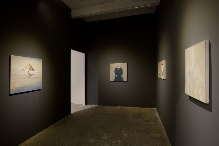 日本艺术家小西纪行在艾可画廊的展览现场
