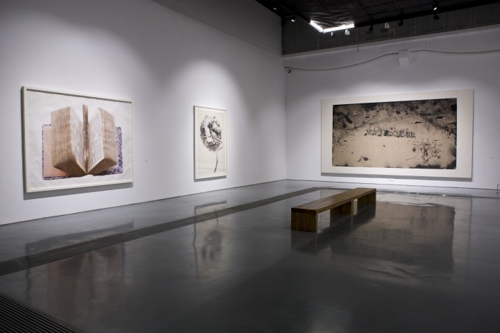 由沈揆一策划的“幻象:中国当代水墨大展Ⅰ”展览现场
由沈揆一策划的“幻象:中国当代水墨大展Ⅰ”展览现场