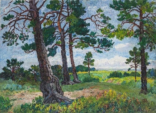 《老松新绿》,1997,布面油画,73x53.5cm
这件作品的名字,我猜测应该是索卡对老艺术家的项目充满期待的写照吧
《老松新绿》,1997,布面油画,73x53.5cm
这件作品的名字,我猜测应该是索卡对老艺术家的项目充满期待的写照吧