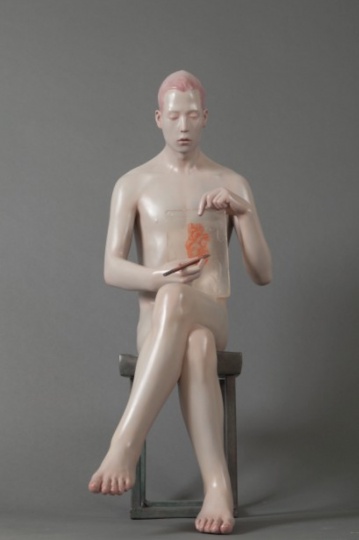 《永恒的困境》 60×36×91cm 青铜丙烯着色 2013
《永恒的困境》 60×36×91cm 青铜丙烯着色 2013