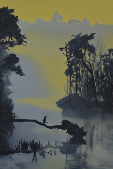 《浮朦》，120x80cm，布面油画，2013

