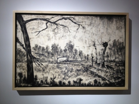 《通向远方no.4》 60x91cm 木板综合材料 2013
《通向远方no.4》 60x91cm 木板综合材料 2013