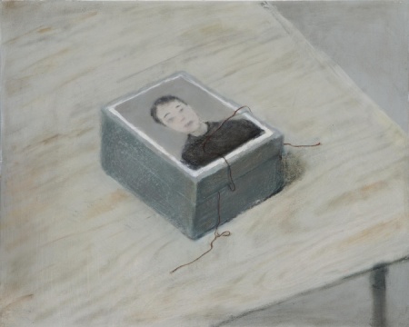 夏禹 《盒子》 40 × 50 cm 木板坦培拉 2011
