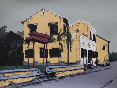 郭伟 《越南行之三》 89×120cm 纸本丙烯 2014
郭伟 《越南行之三》 89×120cm 纸本丙烯 2014