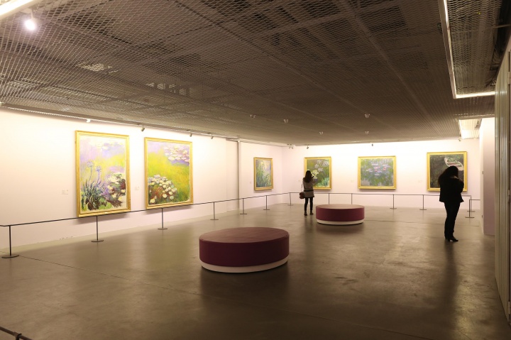 莫奈展展览现场图
