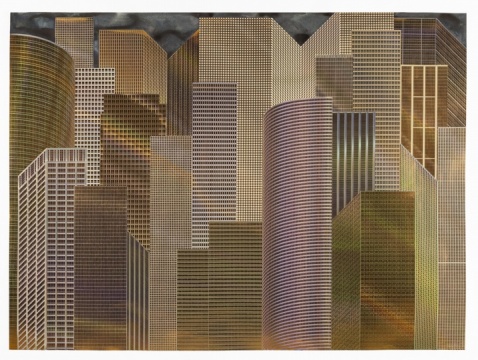 你(夜虹) 纸上水彩及综合材料 150x200cm 2014
你(夜虹) 纸上水彩及综合材料 150x200cm 2014