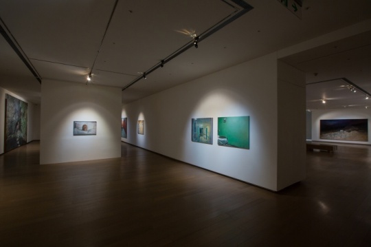 “夜路:陸亮個展“ 空间照一景,诚品画廊,台北,台湾,2014
“夜路:陸亮個展“ 空间照一景,诚品画廊,台北,台湾,2014