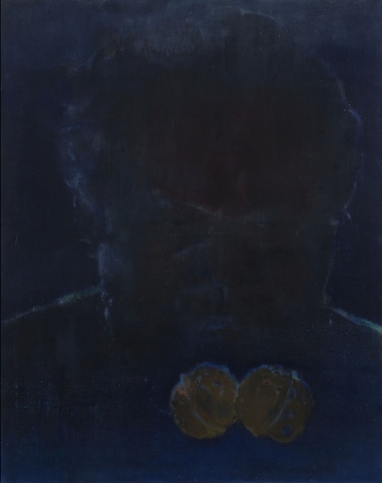 《坏人和洋人No.1》 117x91cm 布面油画 2014
《坏人和洋人No.1》 117x91cm 布面油画 2014