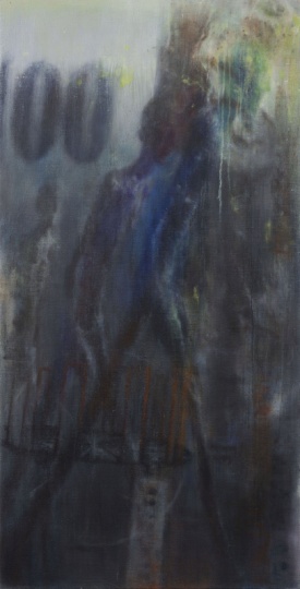 《His SFr100》 150x70cm 布面油画 2012
《His SFr100》 150x70cm 布面油画 2012