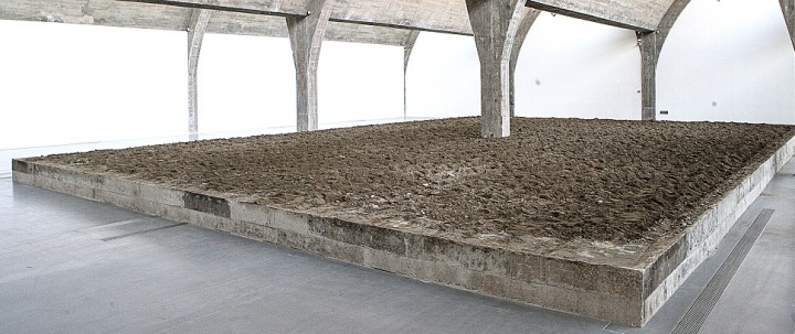 《地》 178X135x8.5cm 视频 2014
《地》 178X135x8.5cm 视频 2014