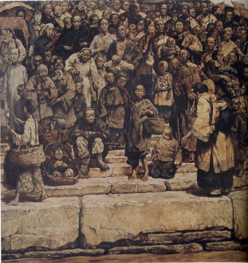 程丛林 《码头台阶》 185×185cm 布面油画 1984
程丛林 《码头台阶》 185×185cm 布面油画 1984