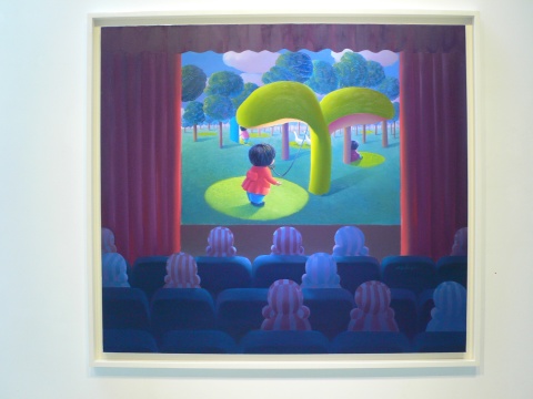 童真的“舞台” 马丹第三回个展在艾米李画廊展出