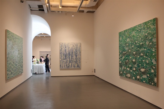 薛珺作品的展厅一角
薛珺作品的展厅一角