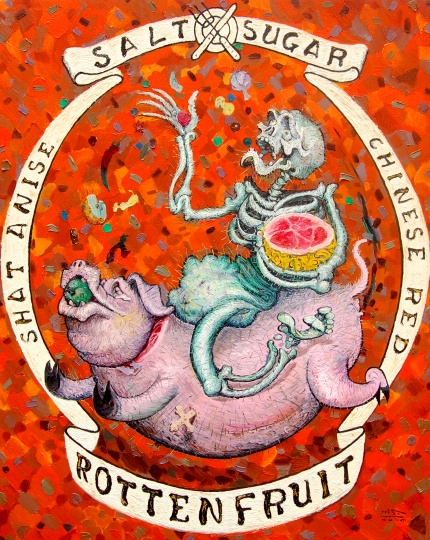 《盐与糖》布面油画 150X120cm 2013
《盐与糖》布面油画 150X120cm 2013
