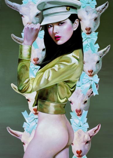 《轮回 4号》 250x180cm 布面油画 2009
《轮回 4号》 250x180cm 布面油画 2009