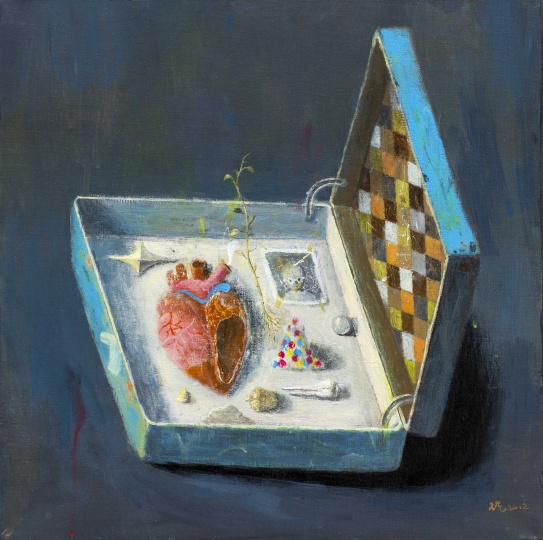 《box》40x40cm 布面丙烯 2012 《box》40x40cm 布面丙烯 2012