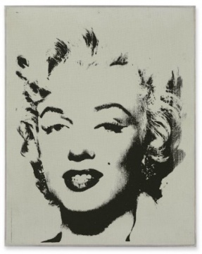 安迪•沃霍尔《White Marilyn》
