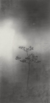 《迹之六》,136x68cm,纸本水墨,2014
《迹之六》,136x68cm,纸本水墨,2014