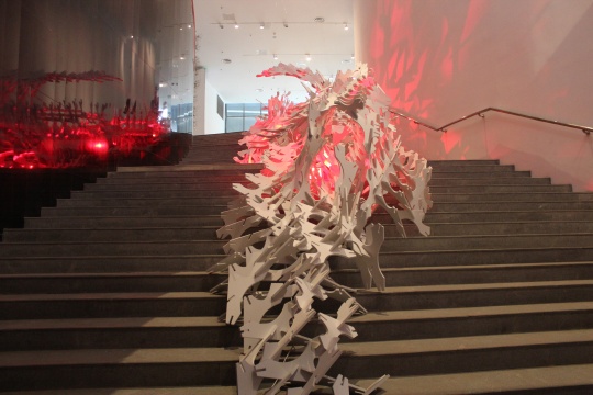 展览现场 腾飞而起的“火凤凰”
展览现场 腾飞而起的“火凤凰”