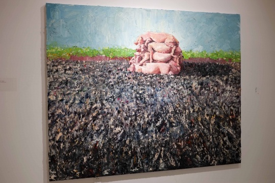 左小祖咒 《财富》 200x250cm 布面油画 2014