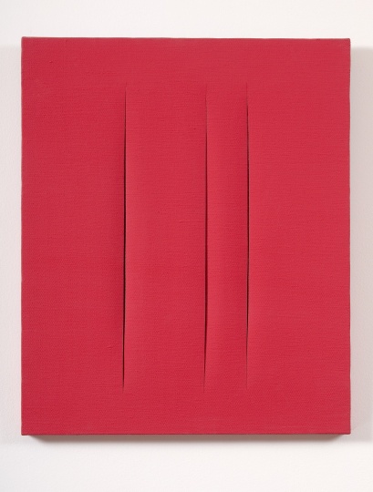 1966年所做《Concetto spaziale, Attese》 © Fondazione Lucio Fontana, Milano / by SIAE / Adagp, Paris 2014
1966年所做《Concetto spaziale, Attese》 © Fondazione Lucio Fontana, Milano / by SIAE / Adagp, Paris 2014