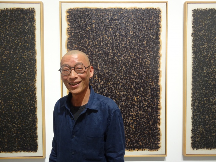 在香格纳北京于6月14号开幕的个展“黑白惑”上，申凡展出了他创作于上世纪90年代的作品
