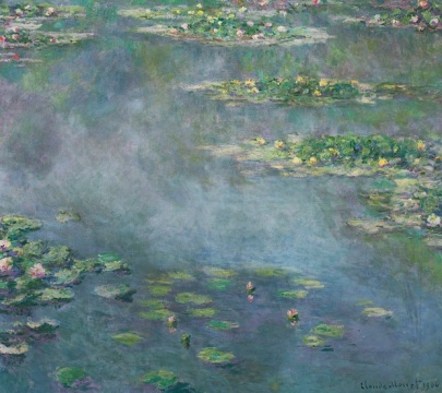 Claude Monet, Nymphéas (1906) via Sotheby’s
Claude Monet, Nymphéas (1906) via Sotheby’s