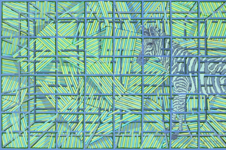 《大笼子6》,布面油画, 300 X200cm,2013
《大笼子6》,布面油画, 300 X200cm,2013