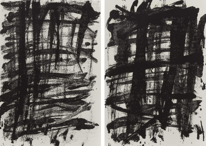 《拉赫马尼诺夫〈第二钢琴协奏曲〉纸上之二》,纸上油画,54.6x78.7cmx2,2014
《拉赫马尼诺夫〈第二钢琴协奏曲〉纸上之二》,纸上油画,54.6x78.7cmx2,2014