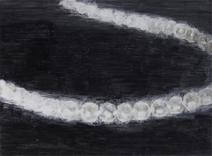 《珠宝1》45x60cm 布面油画 2014
《珠宝1》45x60cm 布面油画 2014