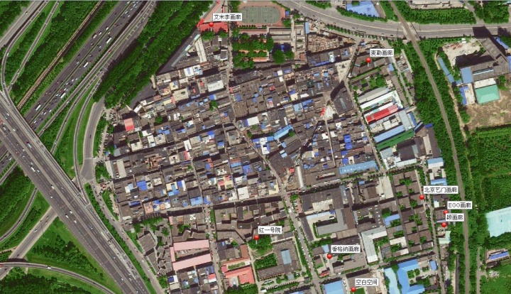 草场地画廊分布
草场地画廊分布
