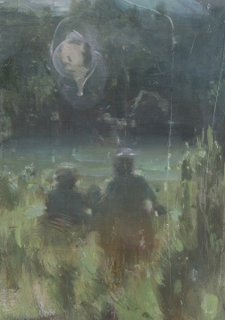 韦嘉《浅涩尝春》60×43cm 布面丙烯 2014
韦嘉《浅涩尝春》60×43cm 布面丙烯 2014