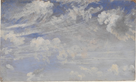 约翰·康斯特布尔《Study of Cirrus Clouds》
约翰·康斯特布尔《Study of Cirrus Clouds》