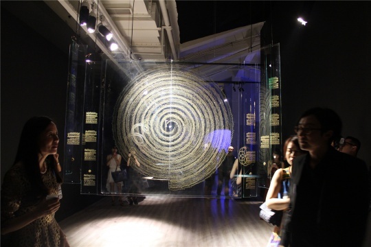 “声音与视域”展出的作品《此时此地》
“声音与视域”展出的作品《此时此地》