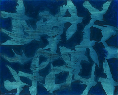《广场7号》123X152cm 布面油画 2013
《广场7号》123X152cm 布面油画 2013